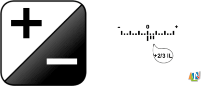 Correction d'exposition de + 2/3 IL