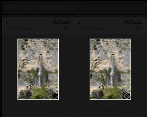Eclairage gris dans Lightroom Classic