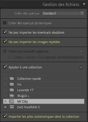 Gestion des fichiers dans Lightroom Classic