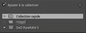 Ajouter à la collection lors de l'importation dans Lightroom Classic