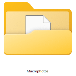 Dossier d'un catalogue dans Lightroom Classic