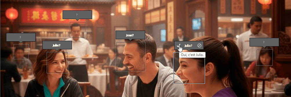 Valider visages en mode Loupe dans Lightroom Classic