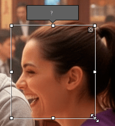 Dessiner un rectangle de sélection de visage dans Lightroom Classic