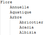 Liste de mots clés dans Lightroom Classic