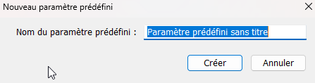 Nouveau paramètre prédéfini de mot clé dans Lightroom Classic