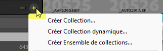 Créer une collection dans Lightroom Classic