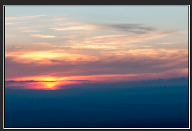 Photographie de coucher de soleil avec des tons clairs et foncés dans Lightroom Classic