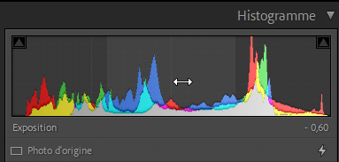 Répartition tonal des ombres au hautes lumières dans Lightroom Classic