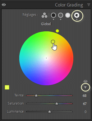 Réglage fin de color grading dans Lightroom Classic