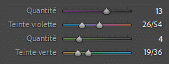 Curseurs correction des franges dans Lightroom Classic
