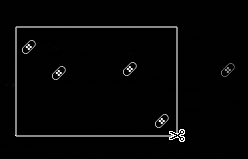 Rectangle de sélection ciseaux dans Lightroom Classic
