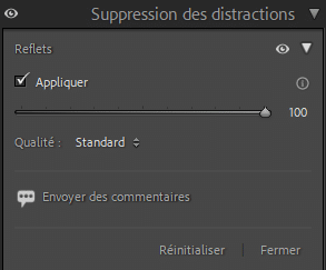 Suppression des distractions dans Lightroom Classic