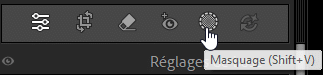 Icône masque ou masquage dans Lightroom Classic