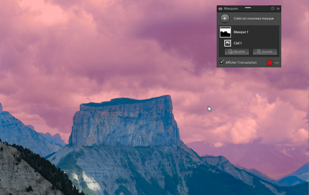 Détection de ciel dans Lightroom Classic