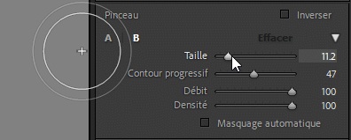 Le pinceau dans Lightroom Classic