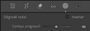 Contour progressif dans Lightroom Classic