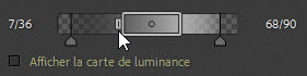 Afficher la carte de luminance dans Lightroom Classic
