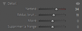 Réglages de détail dans les masques de Lightroom Classic