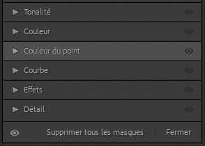 Appliquer le mode Solo ou réglages des masques dans Lightroom Classic