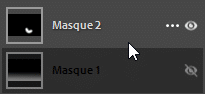 Masquer l'affichage d'un outil de masquage dans Lightroom Classic