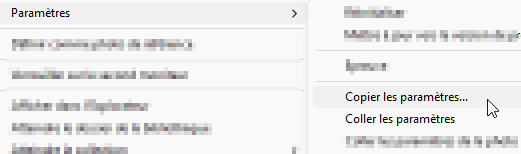 Copier les paramètres dans Lightroom Classic