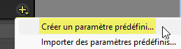 Créer un paramètres prédéfini dans Lightroom Classic