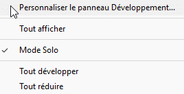 Personnaliser les panneaux dans Lightroom Classic