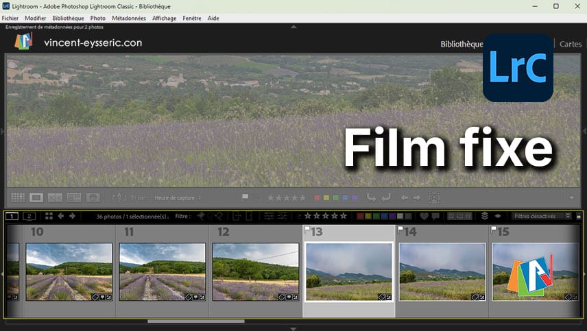 Le film fixe dans Lightroom Classic