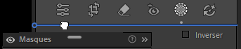 Ancrage du panneau Masque dans Lightroom Classic