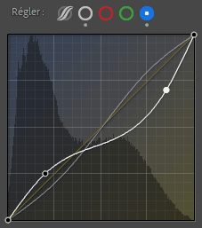 Possibilités de la courbe des tonalités dans Lightroom Classic