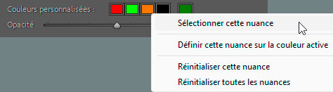 Gestion des nuances des couleurs du masque dans Lightroom Classic