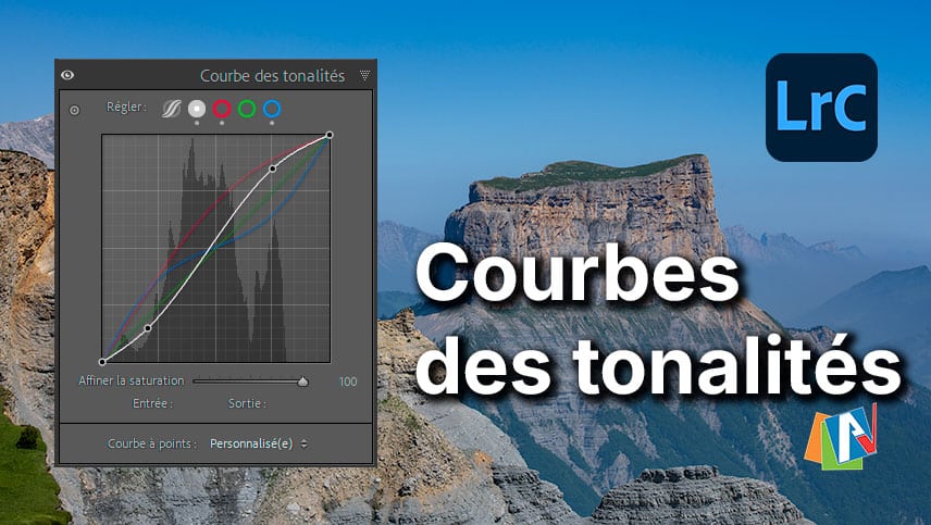 Courbe des tonalités dans Lightroom Classic