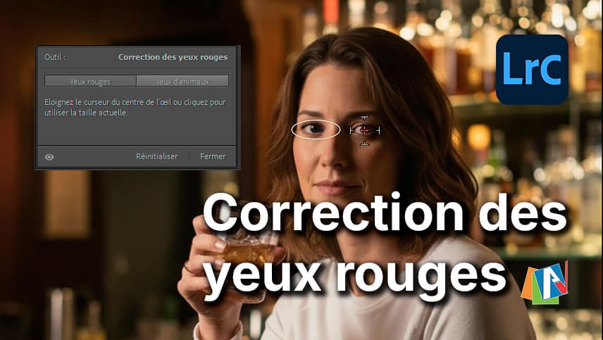 Correction des yeux rouges dans Lightroom Classic