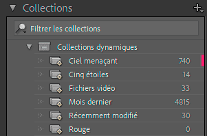 Les collections dynamiques de Lightroom Classic