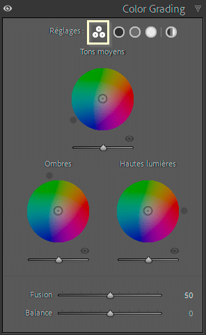 Réglages : 3 méthodes dans Color Grading de Lightroom Classic