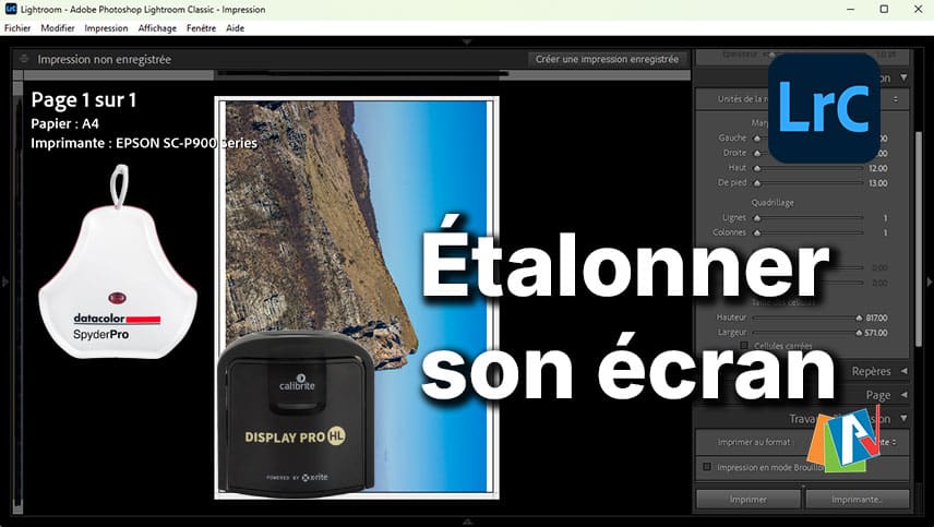 Etalonner son écran pour Lightroom Classic