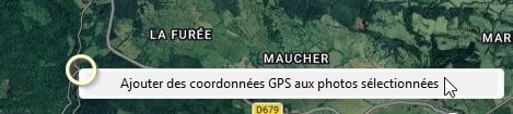 Ajouter des coordonnées GPS aux photos sélectionnées dans Lightroom Classic