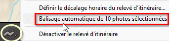 Balisage automatique de x photos sélectionnées