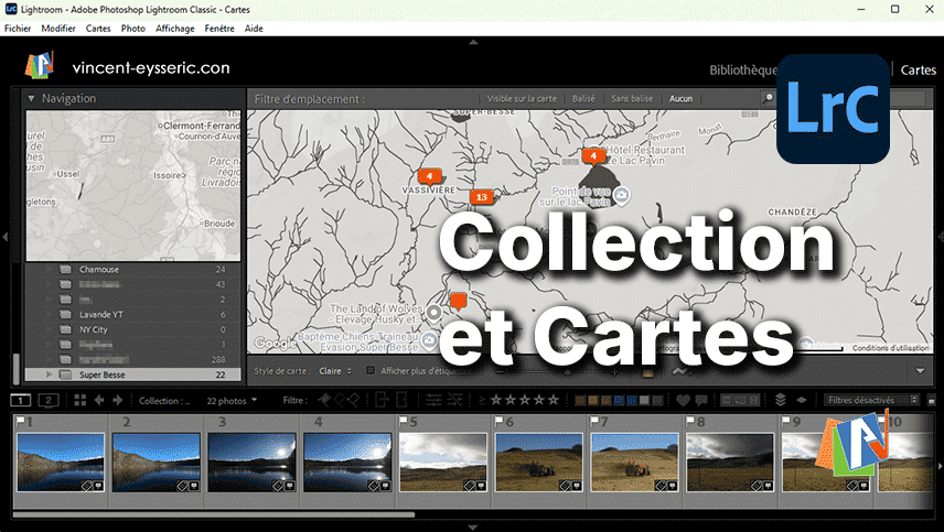 La gestion des Collections dans Lightroom Classic