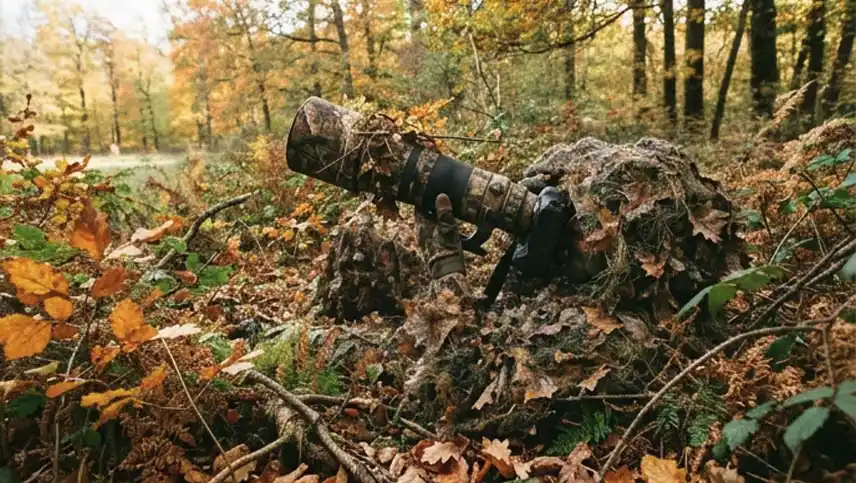 Tenue de camouflage pour la photographie animalière
